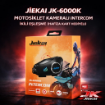 JIEKAI JK-6000K Kameralı Bluetooth Motosiklet İnterkom resmi