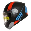 MTS M-966 V2 WX89 Çene Açılır Motosiklet Kaskı - Güneş Vizörlü ABS resmi