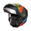 MTS M-966 V2 WX89 Çene Açılır Motosiklet Kaskı - Güneş Vizörlü ABS resmi